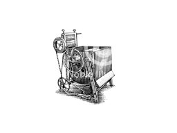 Old Washing Machine art